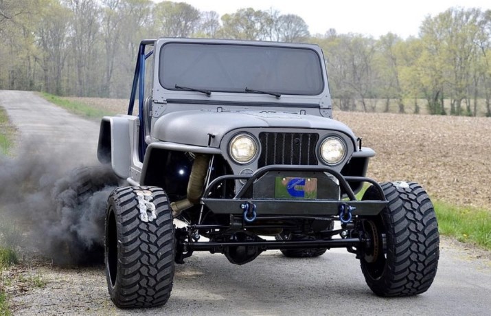 4BT Cummins-betriebener Jeep Wrangler, gebaut von Kyle Martin.