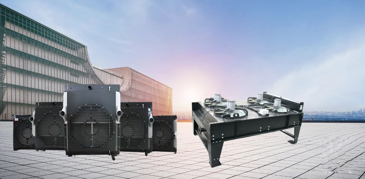 Luftblasen im Kühler des Dieselgenerators