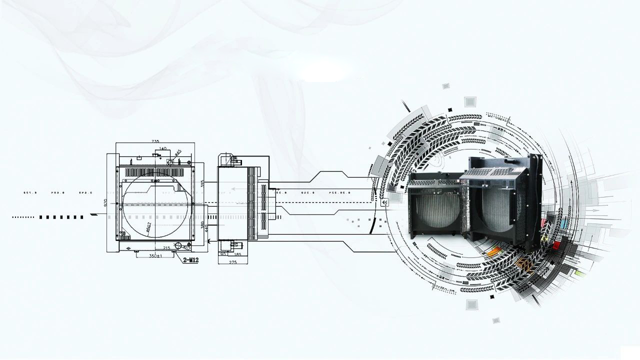 Wasser tritt in den Generator ein