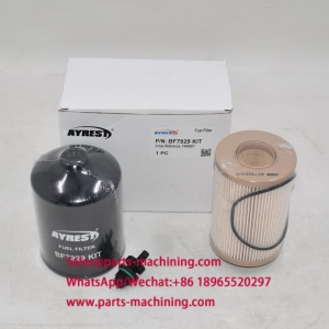 Baldwin BF7929 Fuel Filter Kit with dimensions labeled