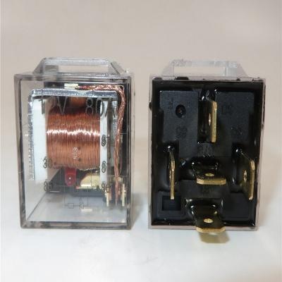 Allgemeines Kfz-Relais 12V 24A 80A 5-polig mit Lampe
