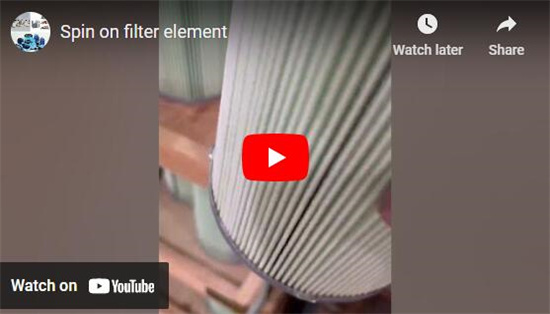 Filterelement aufdrehen